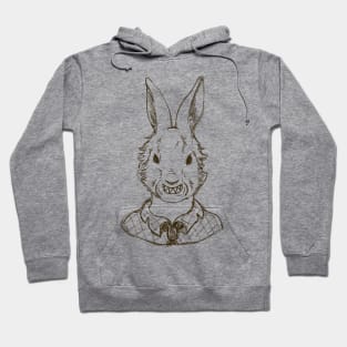 Scary Bunny Halloween Costume Hoodie